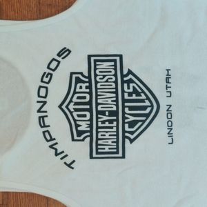 Harley Davidson 2016 Party Timpanogos Women’s Graphic Score Tank Bella Canvas M